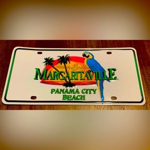 Decorative margaritaville brand license plate
